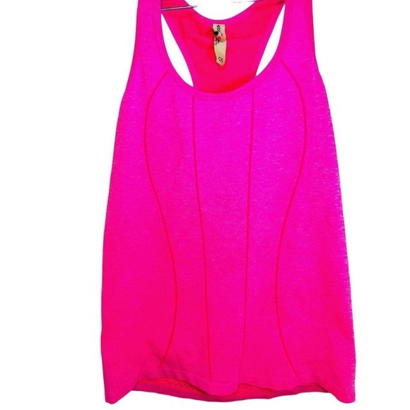 Ebb And Flow Women's HOT PINK BARBIE RACER BACK TOP Shirt  SIZE M - Picture 7 of 8
